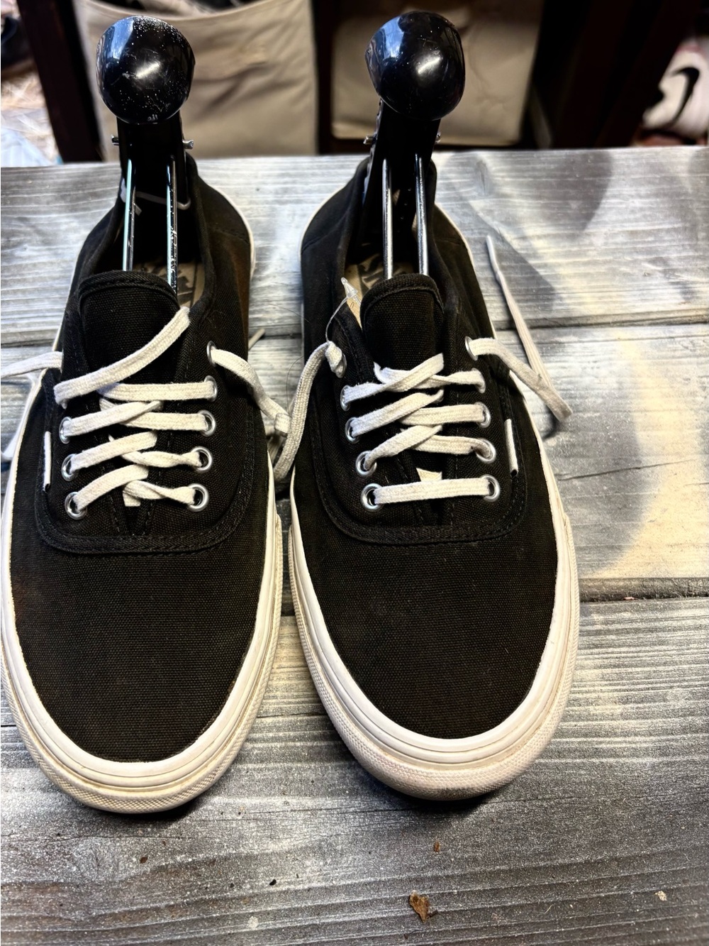 Vans Authentic black sneakers Womens 9 good condition ready to wear